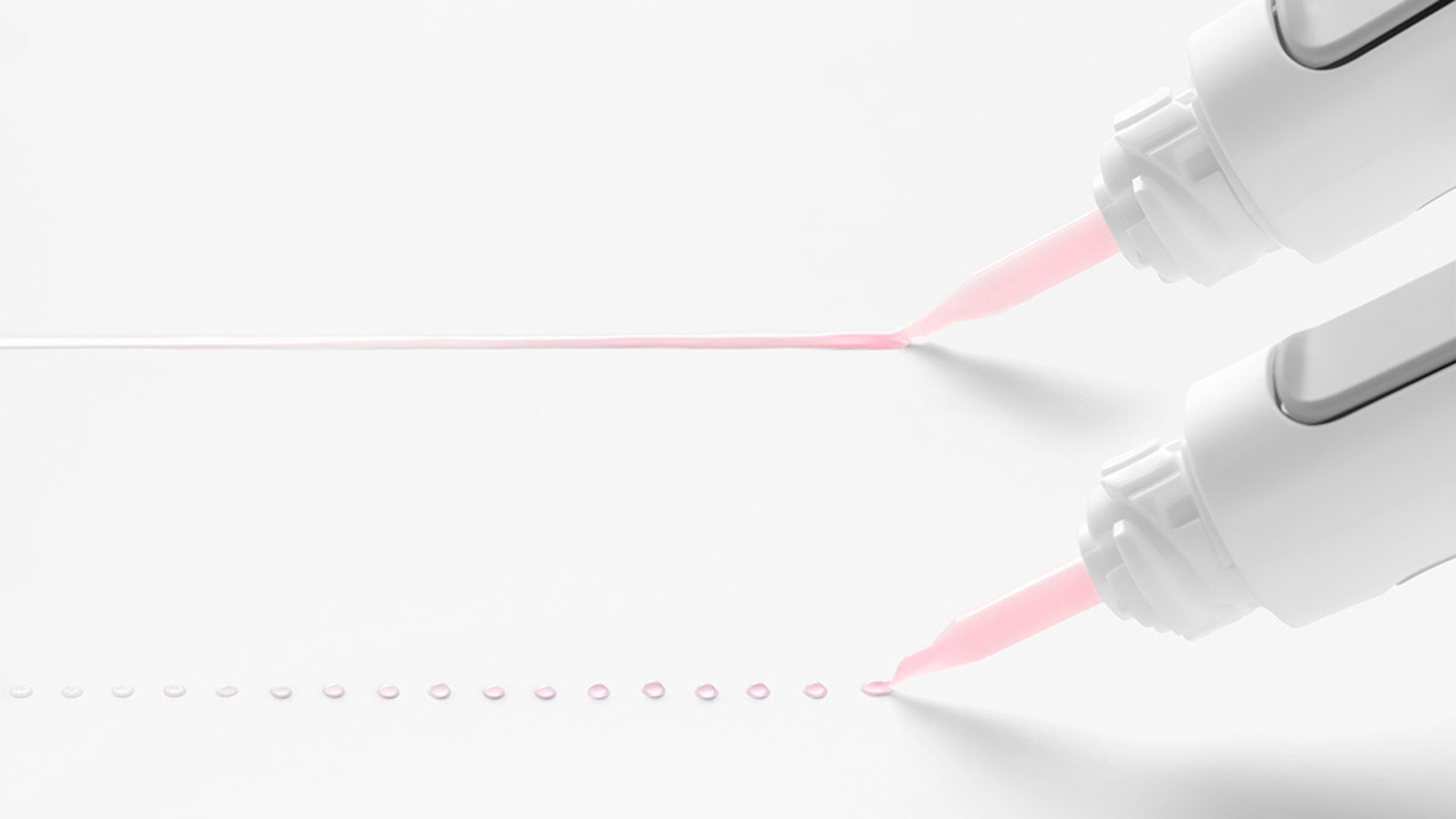 Imagen de la línea minimalista de productos adhesivos Gloo
