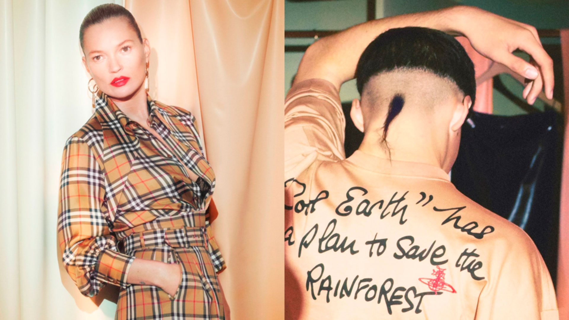 Imagen de la campaña de Vivienne Westwood x Burberry