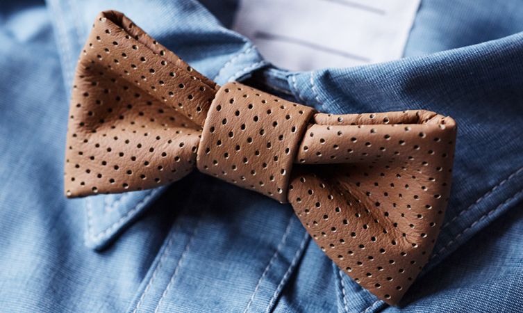 Crafted for Lexus Leather Bow Tie Hero image