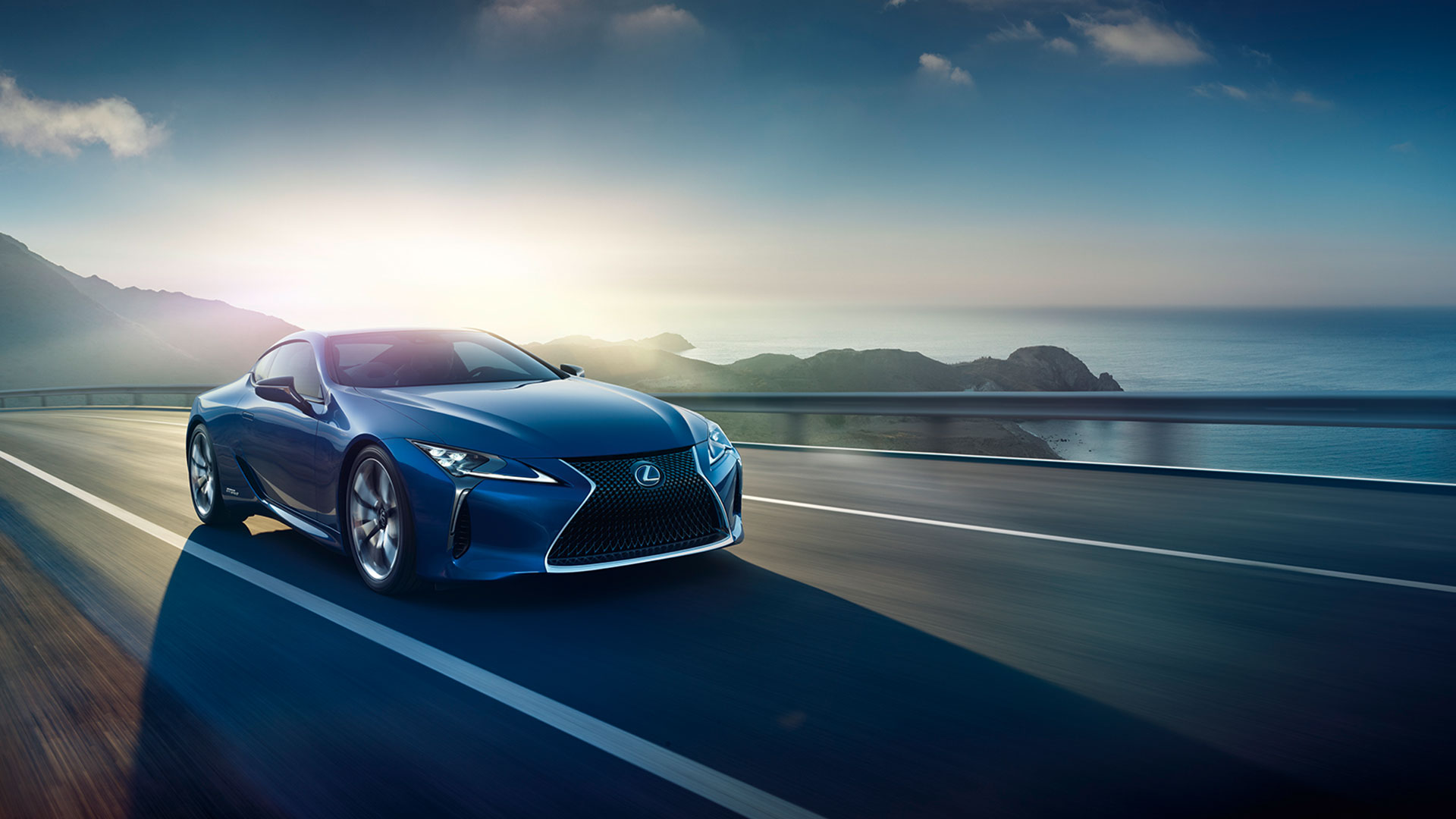 2018 lexus lc blue promo
