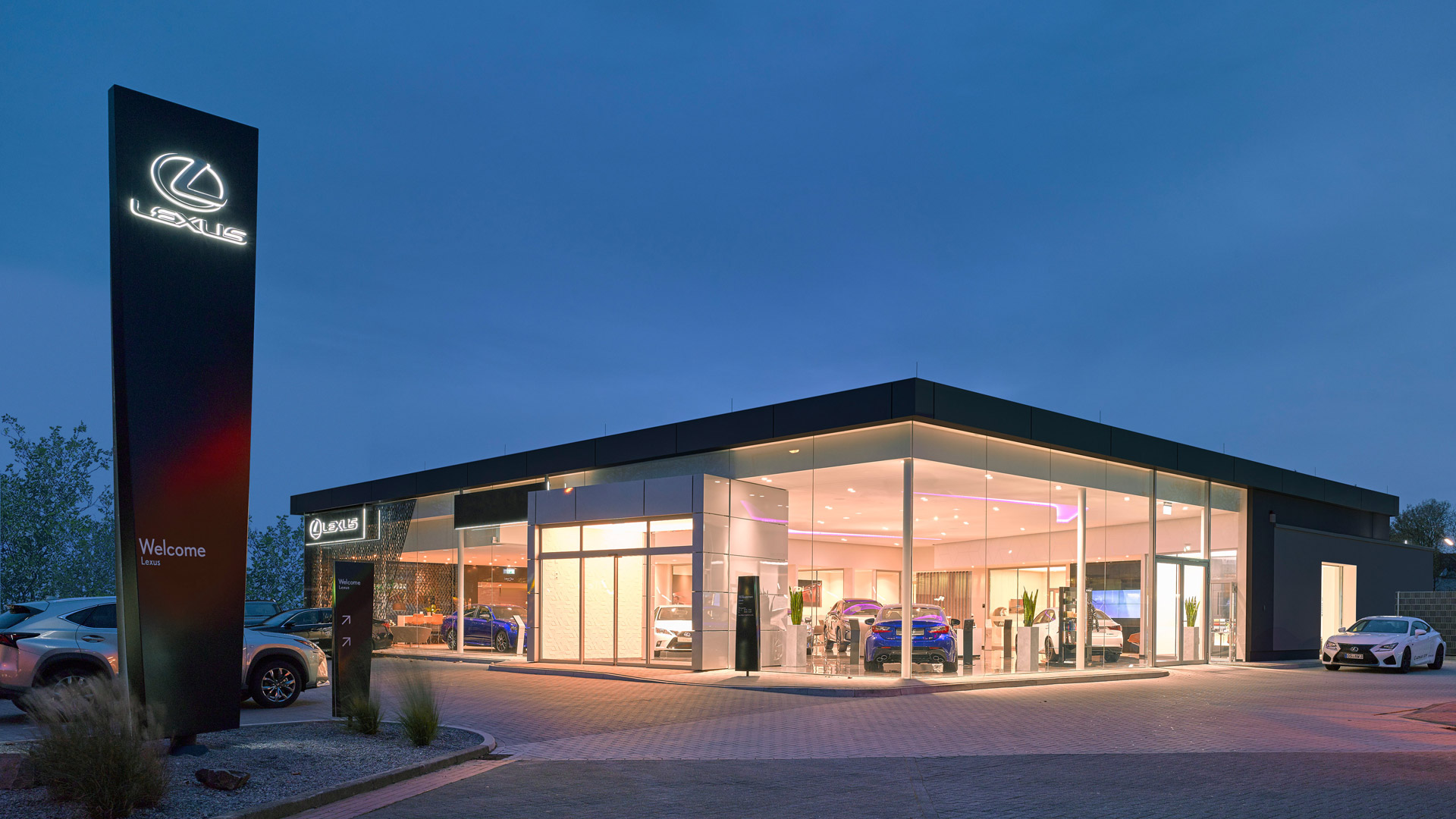 Een Lexus dealer filiaal